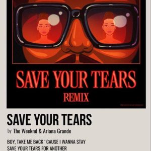 SAVE YOUR TEARS